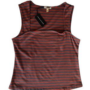 Articles of Society Wide Strap Striped Tank Top M